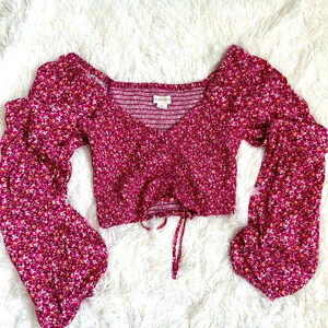 Aeropostale NWT Floral Crop Top Size XS